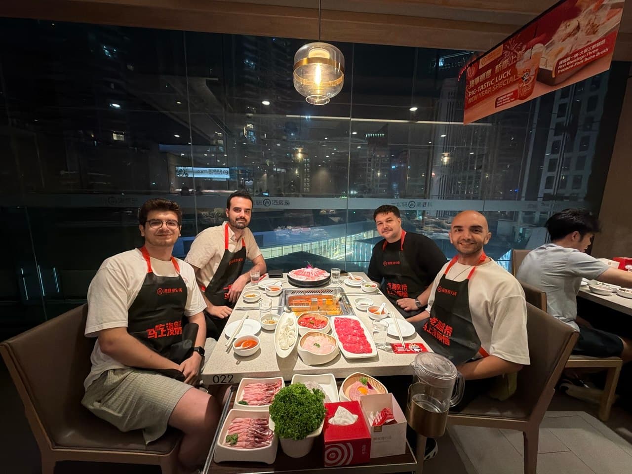 Team hotpot dinner